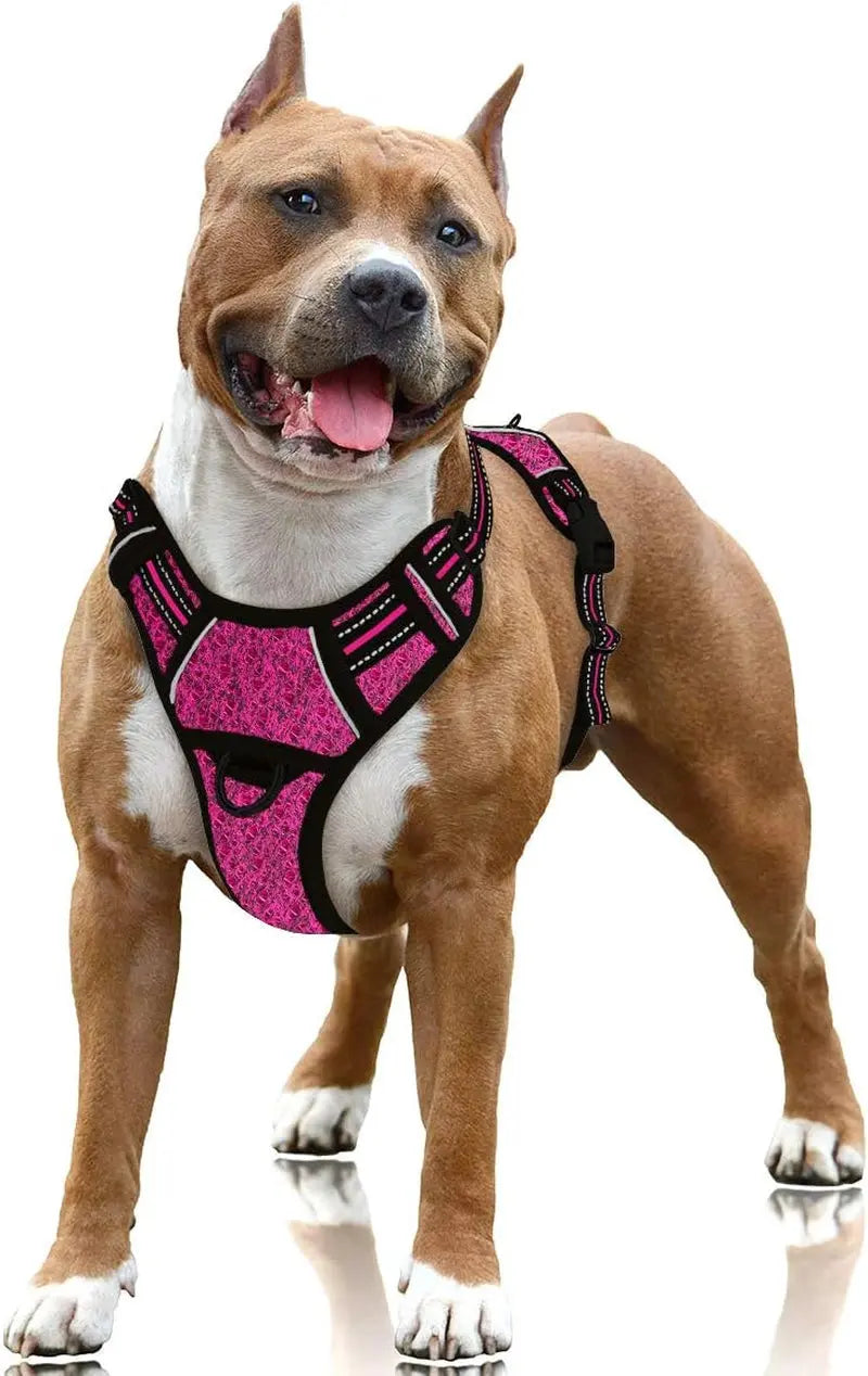 Reflective No-Pull Dog Harness, Adjustable Comfort for Training & Walking