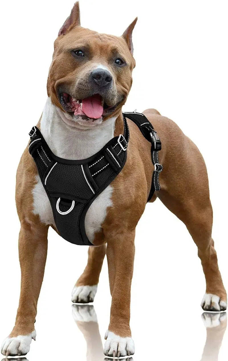 Reflective No-Pull Dog Harness, Adjustable Comfort for Training & Walking