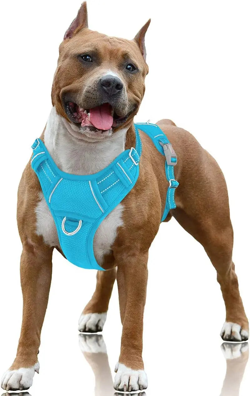 Reflective No-Pull Dog Harness, Adjustable Comfort for Training & Walking